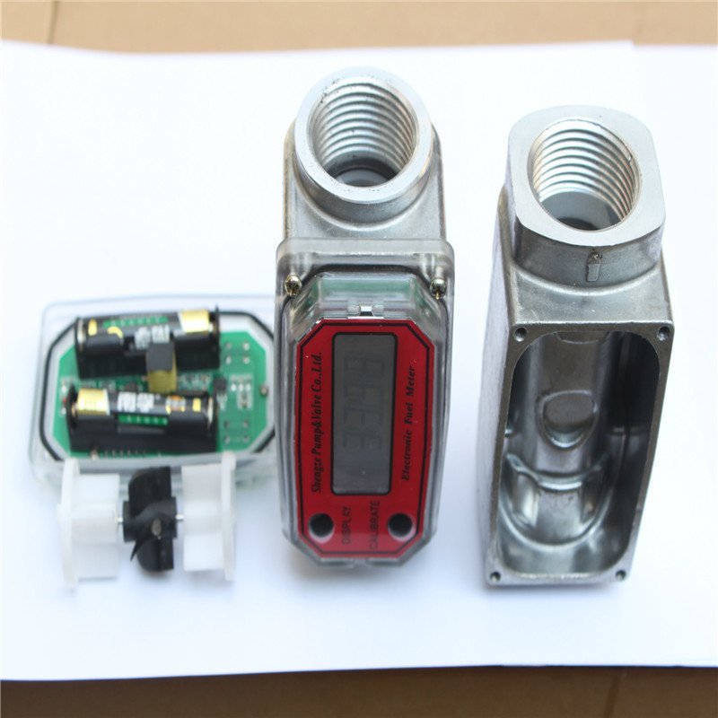 Chemical Turbine Flowmeter Methanol Accuracy Adjustable