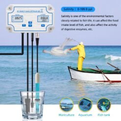 Water Quality Analyzer PH Meter Salinity Thermometer